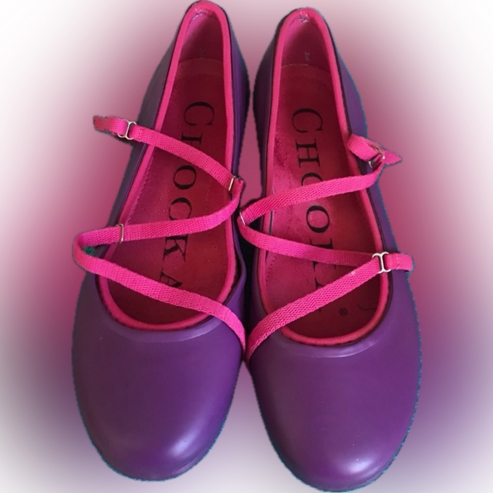 Chooka Chantal Skimmer Purple Flats